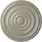 Ekena Millwork Carton Ceiling Medallion (For Canopies up to 2 5/8"), Hand-Painted Pearl White, 12 5/8"OD x 1"P CM13CAPWS - alternate 1